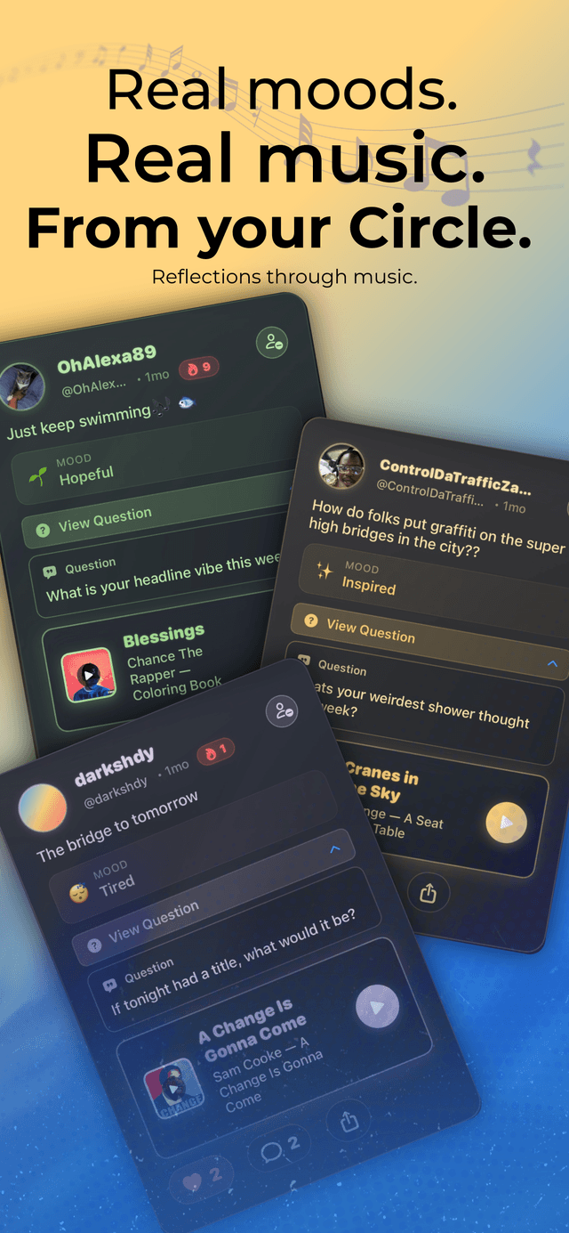 Circle app - reflection